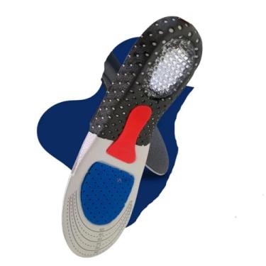 Imagem de Palmilha Ortopédica em Gel Inteira Anti Dor Para Esporão de Calcâneo e Fascite Plantar – Conforto e Amortecimento Total