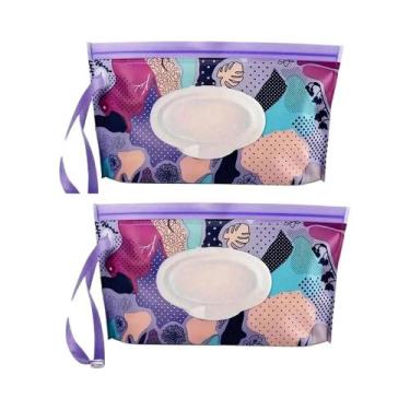 Imagem de Dispensador Portátil De Lenços Umedecidos Para Bebês, Caixa De Lenços 