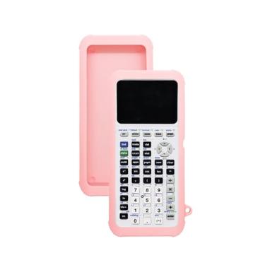 Imagem de Capa para calculadora gráfica colorida Texas Instruments TI-84 Plus CE, capa protetora de silicone macio para crianças, à prova de choque (rosa)