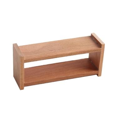 Imagem de Kokiya Prateleira organizadora para casa de bonecas em escala 1:12, ideal para exibir acessórios, organizar objetos e fazer artesanato. Ideal para decoração