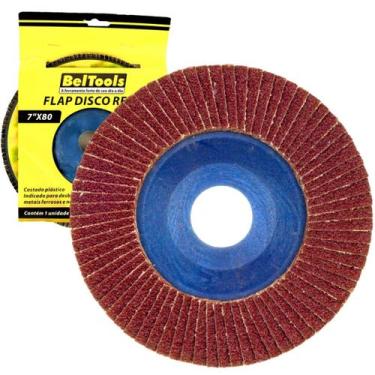 Imagem de Disco Desbaste Lixa Flap Reto G80 7" Beltools