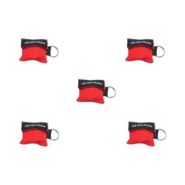 Imagem de Máscara De Proteção Facial Para RCP Em Chaveiro, Ressuscitador De Emer