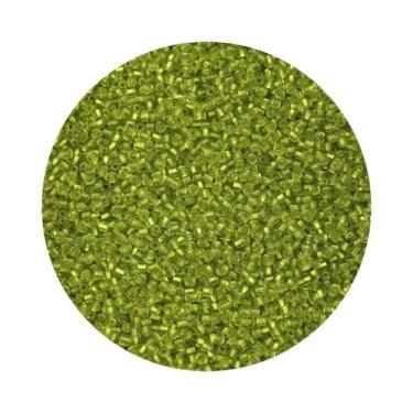 Imagem de Miçangas De Vidro Prateadas Internas 2mm 1500pcs 18g Para DIY Pulseira