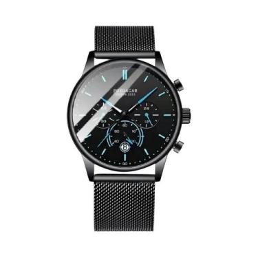 Imagem de Relógio Cronógrafo Luminosa À Prova d'Água Para Homens, Pulseira De Ma