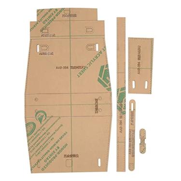 Imagem de Bolsa de ombro modelo acrílico 5 peças kit de ferramentas de artesanato faça você mesmo transparente leve para amantes de artesanato placa acrílica premium