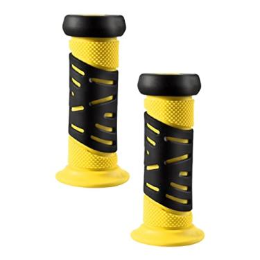 Imagem de Lljsszr Manoplas de Bicicleta Infantis Antiderrapantes de Borracha, Leves E Ideais para Meninas E Meninos, AMARELO