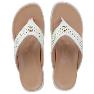 Imagem de Chinelo Feminino Usaflex Couro Bege - MA0902006-Feminino