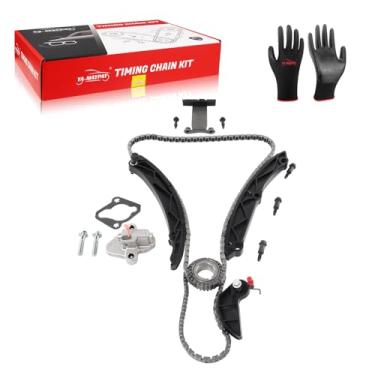 Imagem de YA-MAYPAY Conjuntos de kits de corrente de distribuição compatíveis com Chevrolet Cruze Malibu, para Buick Envision, para Roewe 360 14E4E, 360 PLUS, E950 14E4E, 1.4T.