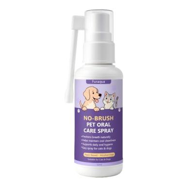 Imagem de Furaqua Spray dentário para animais de estimação, spray de limpeza para dentes de cães, aromatizador de hálito para animais de estimação - Cuidados bucais para cães e limpeza de dentes de gato - visa