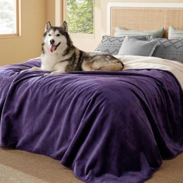 Imagem de Manta Impermeable Bedsure para Cama King Size de Sherpa y Franela