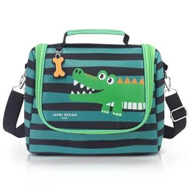 Imagem de Bolsa Térmica Infantil Jacki Design Lancheira Escolar Pimpolhos, Verde