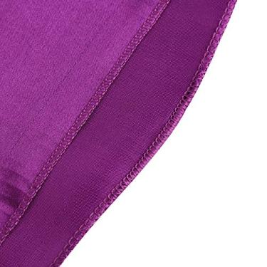 Imagem de GLOGLOW Toalha de Mesa 145x320cm, Poliéster Resistente a Manchas, Design Elegante para Casamentos e Festas Toalha de Mesa Retangular, Nan (Beringela)