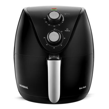 Imagem de Fritadeira Elétrica Sem Óleo Mondial New Pratic Preta AF-31 3,5L 1500W 6426-01
