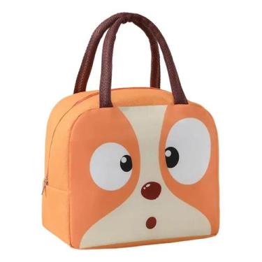Imagem de Bolsa Térmica Lancheira Escolar Com Alça Estampas De Animais - NoBrand