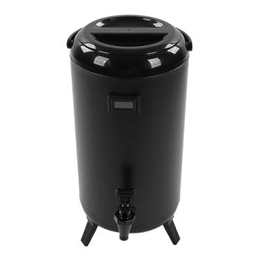 Imagem de Generic Distribuidor de Bebidas Quentes de Aço Inoxidável 12L Com Excelente Material de Aço Inoxidável para Balde de chá de Leite