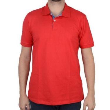 Imagem de Camisa Polo Masculina Ogochi MC Essencial Slim Vermelha 0070-Masculino