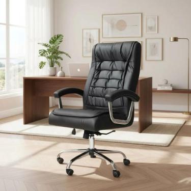 Imagem de Cadeira De Escritório Miami Presidente Ergonômica Tecnológica Molas En