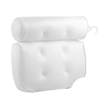 Imagem de Almofada Antiderrapante Para Banheira De Spa Com Suporte Para Pescoço 