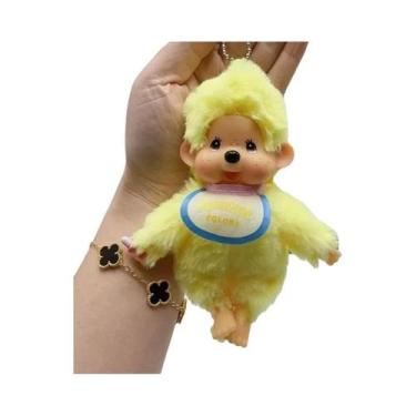 Imagem de Pingente De Pelúcia Monchhichi Fofo De Anime, Personagem De Desenho An
