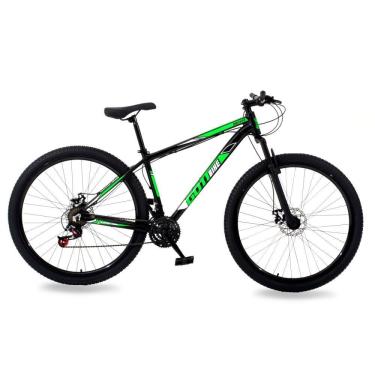 Imagem de Bicicleta Aro 29 Gott 21 Marcha Câmbio Shimano Freio A Disco 17 Preto Verde