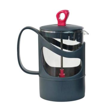 Imagem de Cafeteira francesa cremeira color de vidro 600 ml - QUERO PRESENTEAR, 