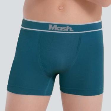 Imagem de Kit 2 cuecas boxer microfibra sem costura infantil gg azul diesel unic