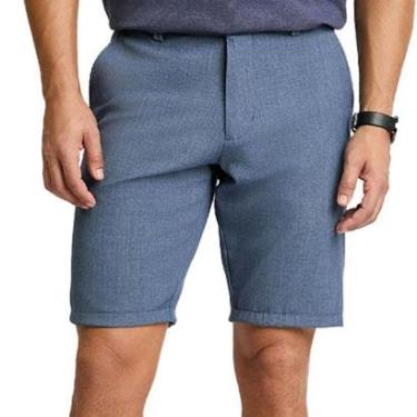 Imagem de Bermuda Alfaiataria Masculina Docthos Denim Middle Azul 6023-Masculino