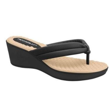 Imagem de Tamanco Feminino Piccadilly Anabela Dedo Chinelo 540364-Feminino