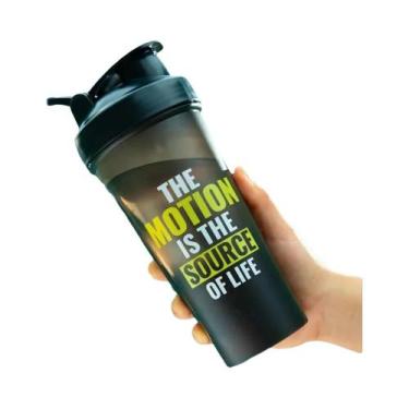 Imagem de Copo Portátil De Grande Capacidade Para Shake De Proteína Com Marcador