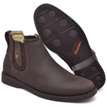 Imagem de Bota Botina Zebu Original Couro Legitimo Country Anatomica 62030-Masculino