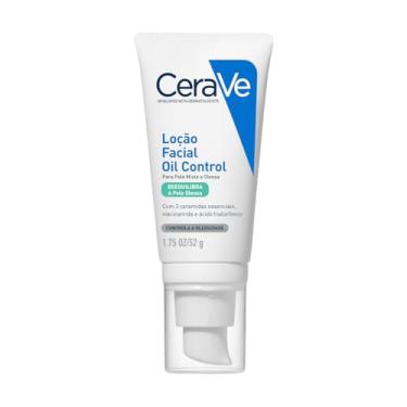 Imagem de CeraVe Loção Facial Hidratante Oil Control para Pele Mista a Oleosa, Com 3 Ceramidas Essenciais, Ácido Hialurônico e Niacinamida, Hidratação Prolongada e Acabamento Matte, 52g