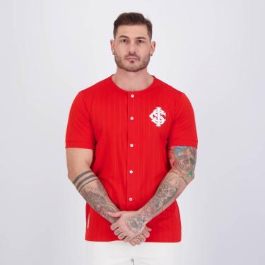Imagem de Camisa Internacional Baseball Vermelha-Masculino