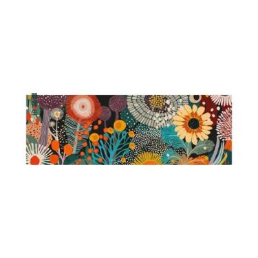 Imagem de Pintura Em Tela De Exposição De Flores Yayoi Kusama Arte De Parede Par