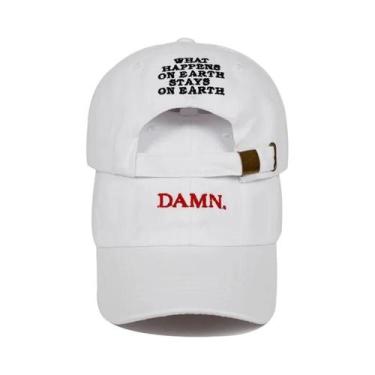 Imagem de Boné Unissex De Verão E Primavera Kendrick Lamar DAMN Earth Bordado Es