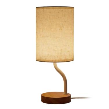 Imagem de Luminaria Mesa LED 3 Tons Abajur USB Minimalista Iluminaçao Regulavel Cabeceira Quarto Sala Escritorio Decoraçao