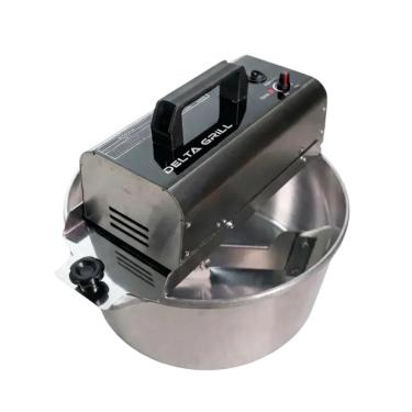 Imagem de Panela Misturadora para Mexer Doces/Salgados 10 Litros Delta Grill - Cor Inox