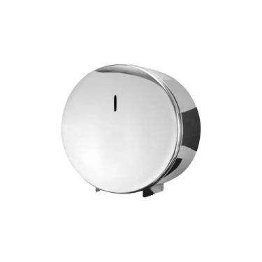 Imagem de Dispenser Inox De Papel Higiênico 400mts Com Trava P/ Idosos - Loren M