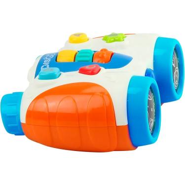 Imagem de Binóculo Musical Infantil Com Luz Som Criança Bebê - Luzes, Sons E Diversão Para Pequenos Exploradores