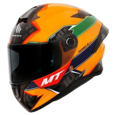 Imagem de Capacete MT Helmets Targo S Diogo Moreira A3 Senna Moto-Unissex