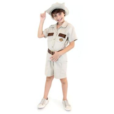 Imagem de Fantasia Safari Masculino Infantil - Zoológico - Sulamericana, Unica, 