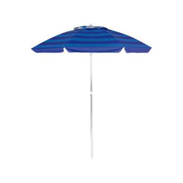 Imagem de Guarda-Sol Ø2,00m Alumínio com Silver Coating Azul - Mor, Azul