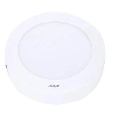 Imagem de Plafon 18W Sobrepor 20Cm 4000K Redondo Avant, Bivolt, Branco