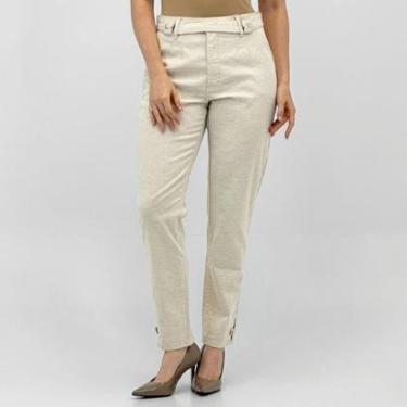 Imagem de Calça Specific Jeans Cigarrete em Tecido Feminina-Feminino