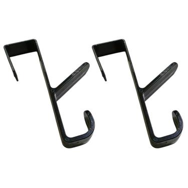 Imagem de Suporte Porta Gancho Multiuso Kit 2 Uni Sem Furos Organizador Casaco Bolsa Toalha Quarto Banheiro Resistente