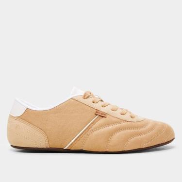 Imagem de Tênis Anacapri Chuteira Camurça Feminino, Bege, 36