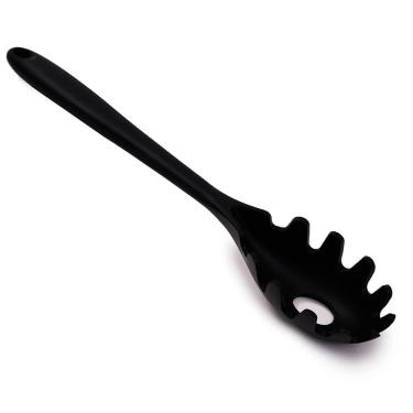 Imagem de Concha para Massa Bueno para Servir Espaguete em Silicone Antirrisco para Cozinha Preto...