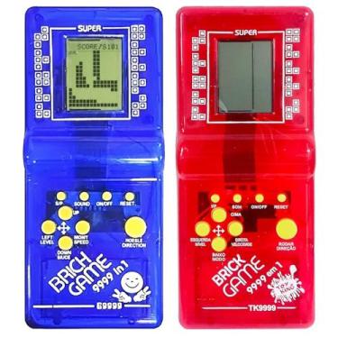 Imagem de Kit 2 Jogo Mini Game Clássico com Jogos Tetris Cobrinha Ping Pong Carr