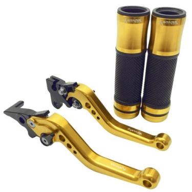 Imagem de Kit Manete Manopla EsportivoNh 190 Cb300r Cbx 200 Strada Cbx 250 Twist