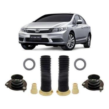 Imagem de 2 Kit Coxim Batente Amortecedor Dianteiro Civic 2012 2012 13 - QualyKi