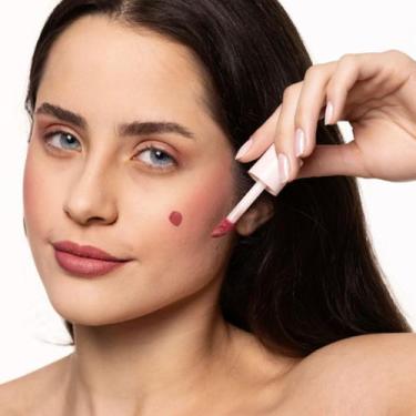 Imagem de Blush Liquido Nina Make Up Multifuncional Western 4ml, BRUTA RUSTICA E